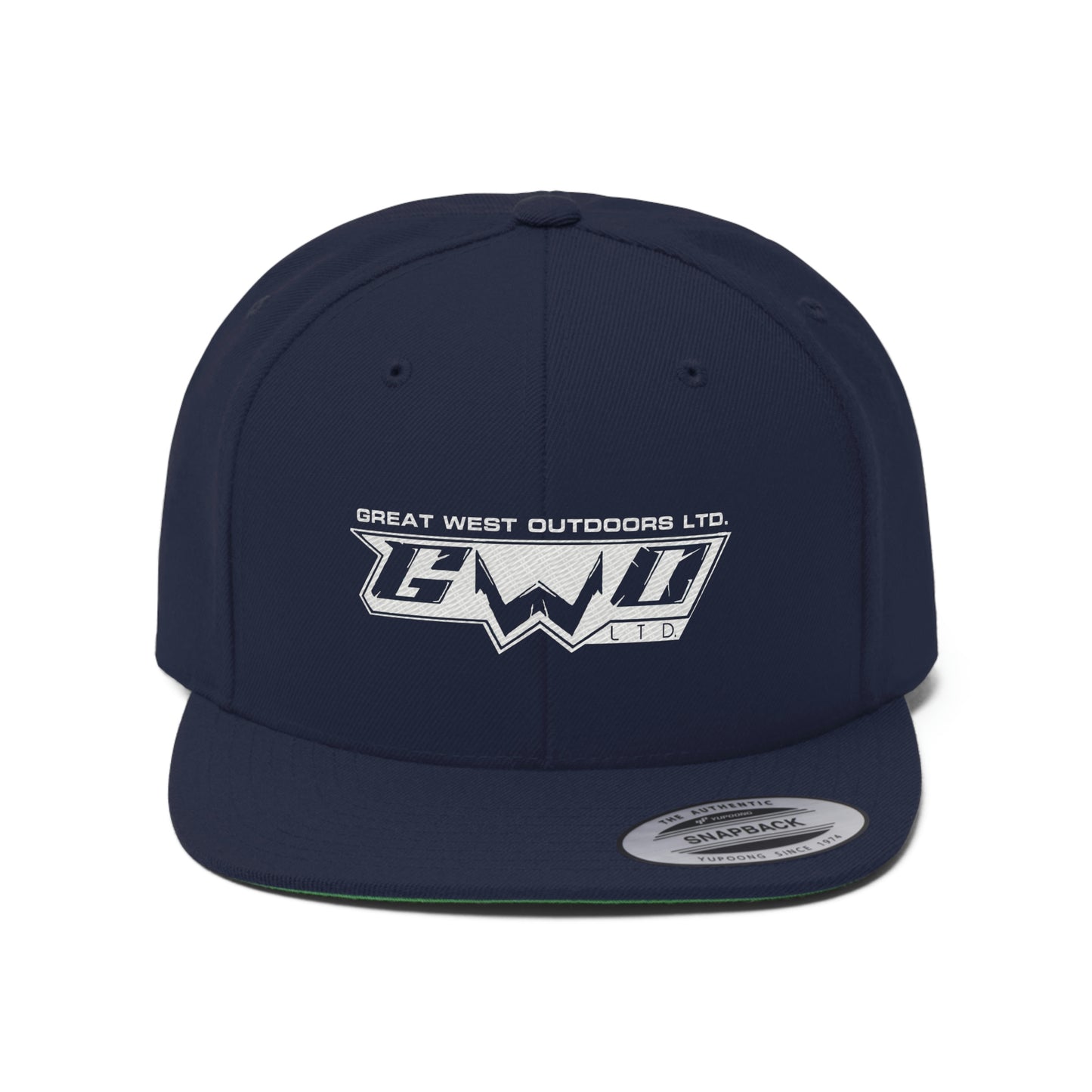 Unisex Flat Bill Hat